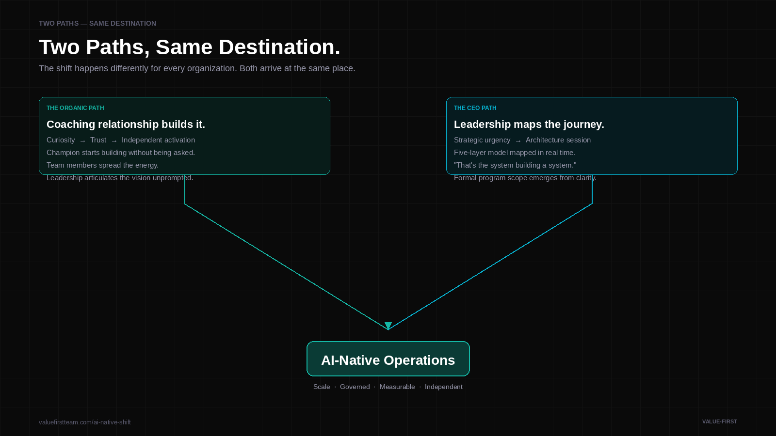 Two Paths — dark variant